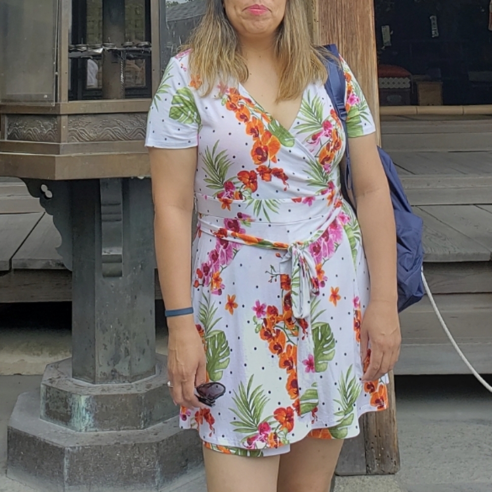 Floral Wrap Romper